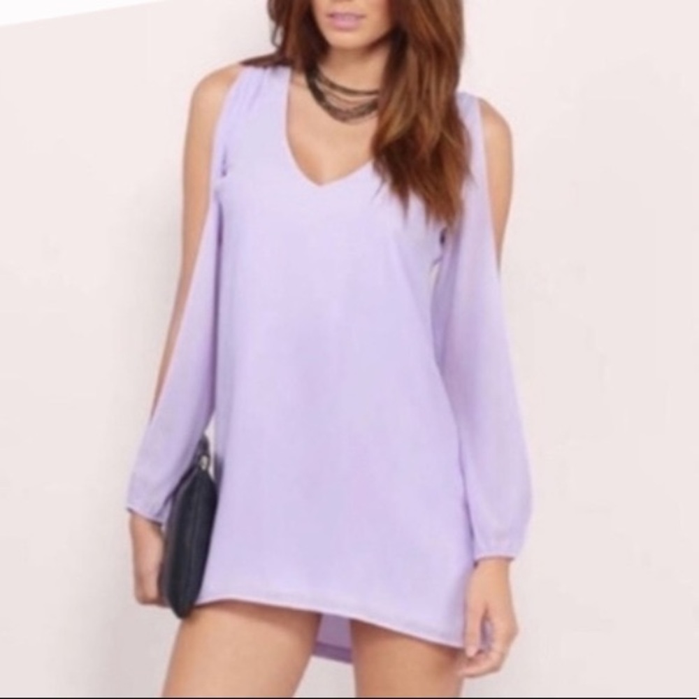 HOST PICK💫 Tobi Purple Long Sleeve Eyelet Blouse